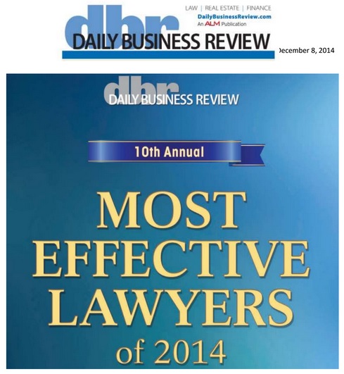 Talenfeld Most Effective Lawyers Award