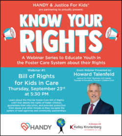 HANDY & Justice For Kids presents Know Your Rights Webinar
